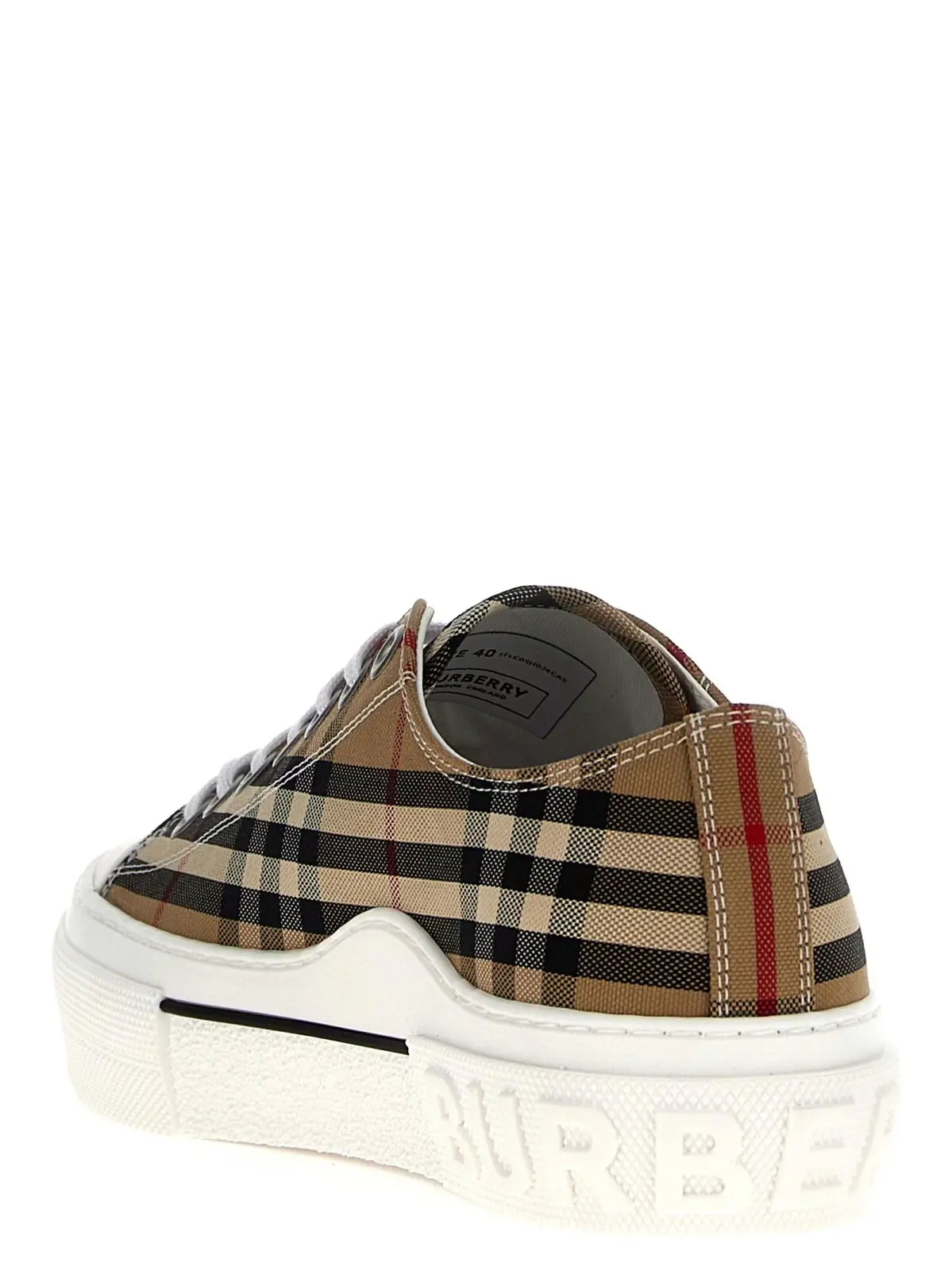 Кросівки Burberry Check Бежеві 3 Check sneakers Man BURBERRY Beige