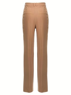 Crepe silk pants 806809Y7I212141 SAINT LAURENT Beige