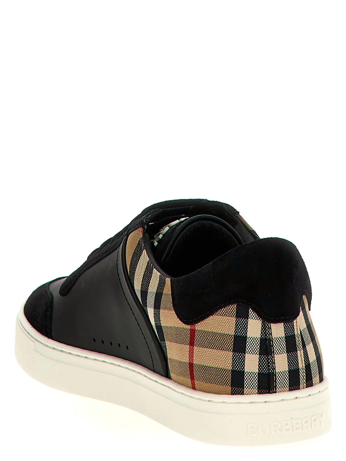 Кросівки Burberry Check insert Чорні 3 Check insert sneakers Man BURBERRY Black