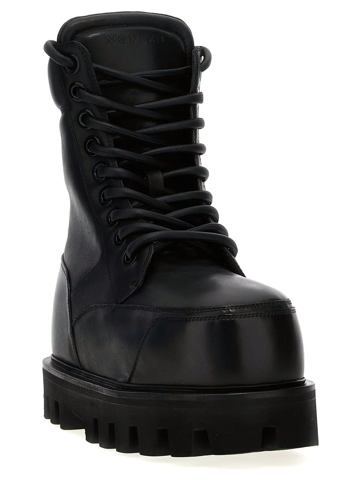 Черевики Alexander Mcqueen Nappa Чорні 2 Nappa ankle boots 808135WHABC1000 ALEXANDER MCQUEEN Black