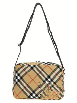 'Check' crossbody bag BURBERRY Beige