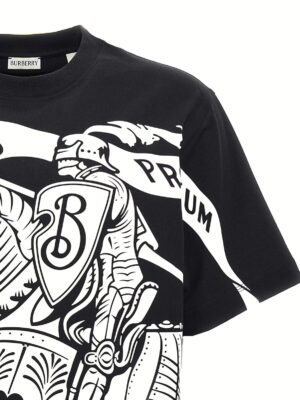 'EKD' T-shirt Man BURBERRY White/Black