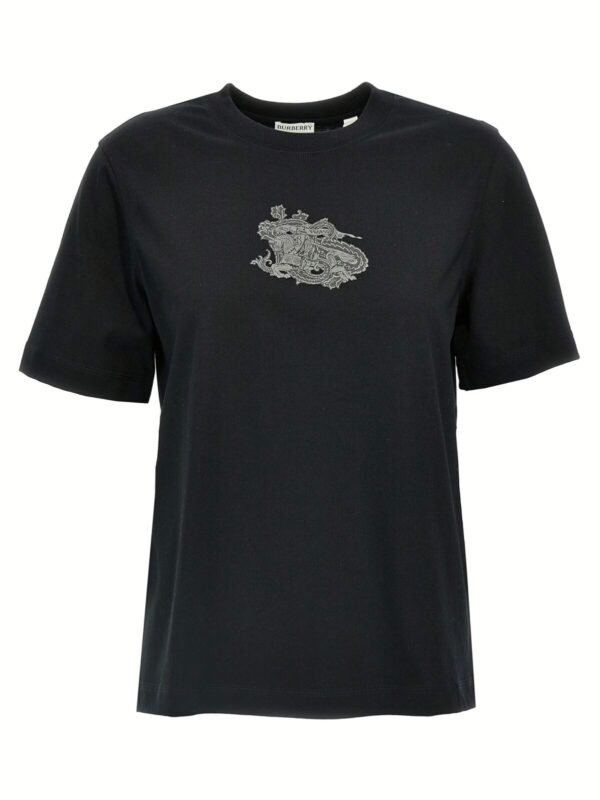 Logo print T-shirt BURBERRY Black