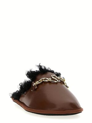 'Backless Ryder' sabots 810466E002058429 STELLA MCCARTNEY Brown