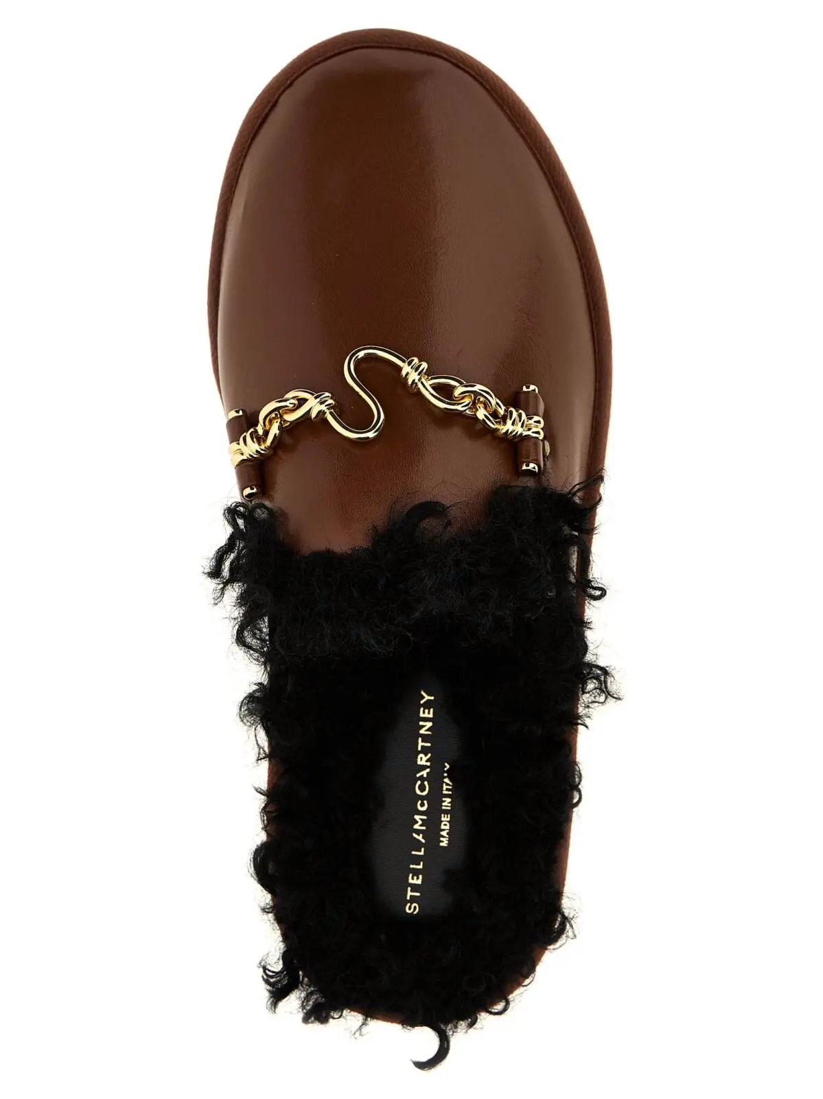 Сабо Stella Mccartney Backless Ryder Коричневі 4 'Backless Ryder' sabots 51% polyurethane