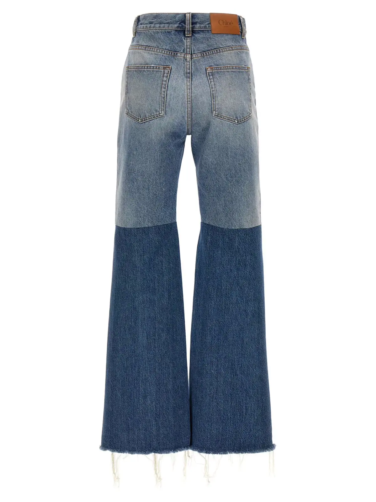 Джинси Chloé Patchwork Сині 2 Patchwork jeans CH24WDP141594ZD CHLOÉ Blue
