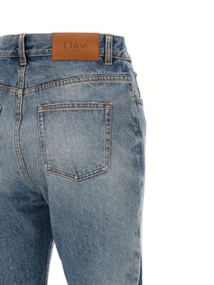 Patchwork jeans 100% cotton CHLOÉ Blue