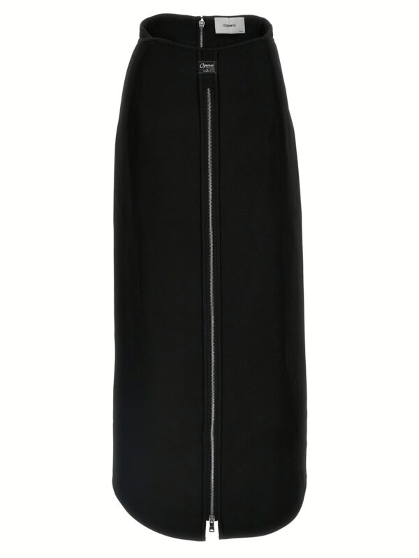 'Long Zip' skirt COPERNI Black