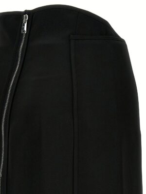 'Long Zip' skirt 100% polyester COPERNI Black