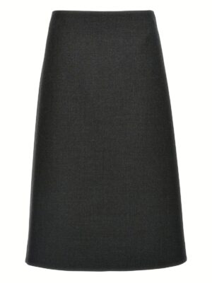 '70' skirt JIL SANDER Gray