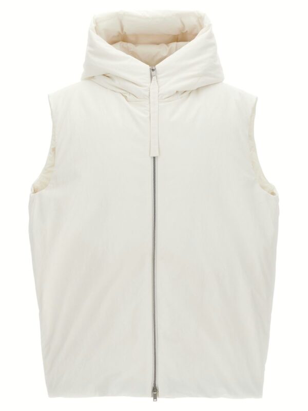 '01' vest JIL SANDER White