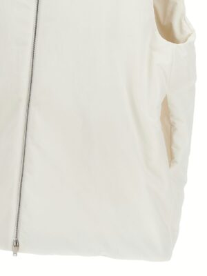 '01' vest 100% polyester JIL SANDER White