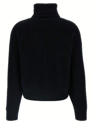 Ribbed turtleneck sweater M16129313C101 BRUNELLO CUCINELLI Black