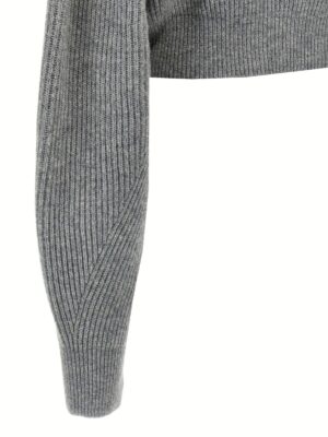 'Nero' sweater 100% cashmere MAX MARA STUDIO Gray