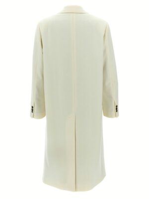 Double-breasted coat OV820W0003911 ALBERTO BIANI White