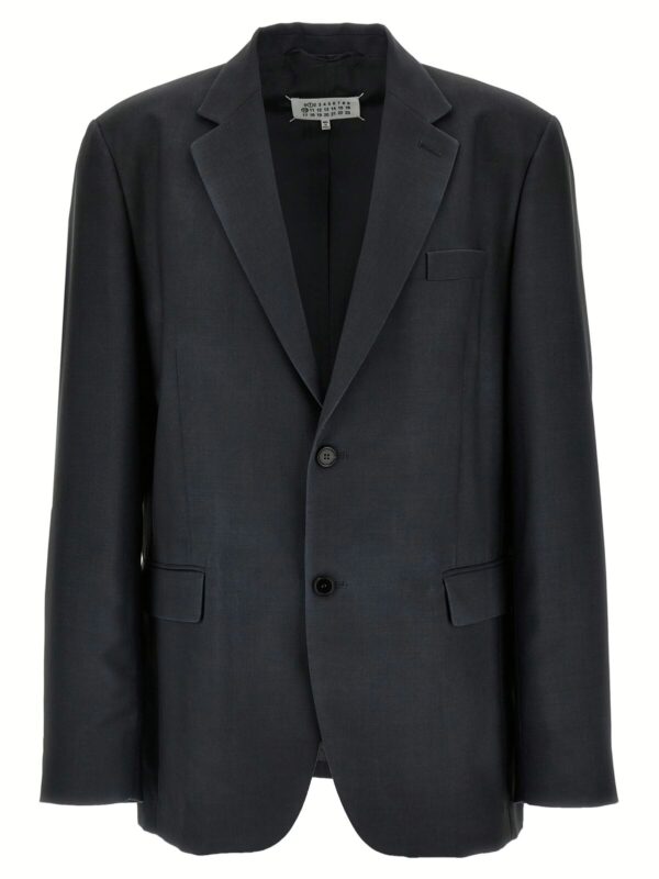 Single-breasted mohair blazer MAISON MARGIELA Gray