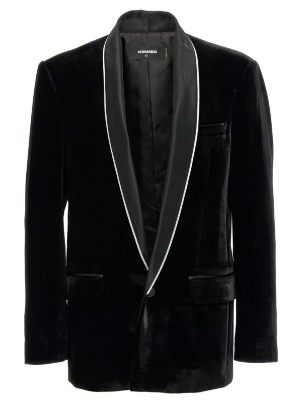 'Velvet Sexy Palm Beach' blazer DSQUARED2 Black
