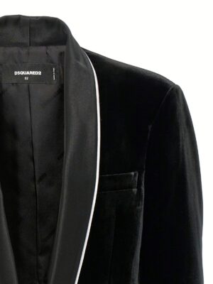 'Velvet Sexy Palm Beach' blazer Man DSQUARED2 Black