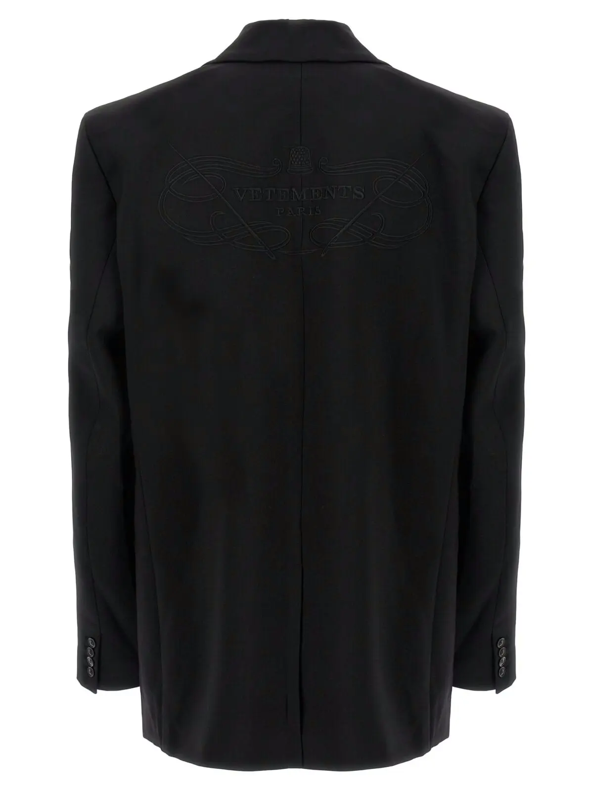 Піджак Vetements Logo Embroidered Чорний 2 'Logo Embroidered' blazer UA65JA710BBLACK VETEMENTS Black