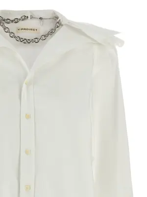 Chemisier dress Woman Y/PROJECT White