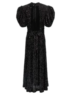 Sequin midi dress 114050100100 ROTATE BIRGER CHRISTENSEN Black