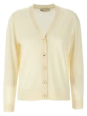 'Simone' cardigan TORY BURCH White