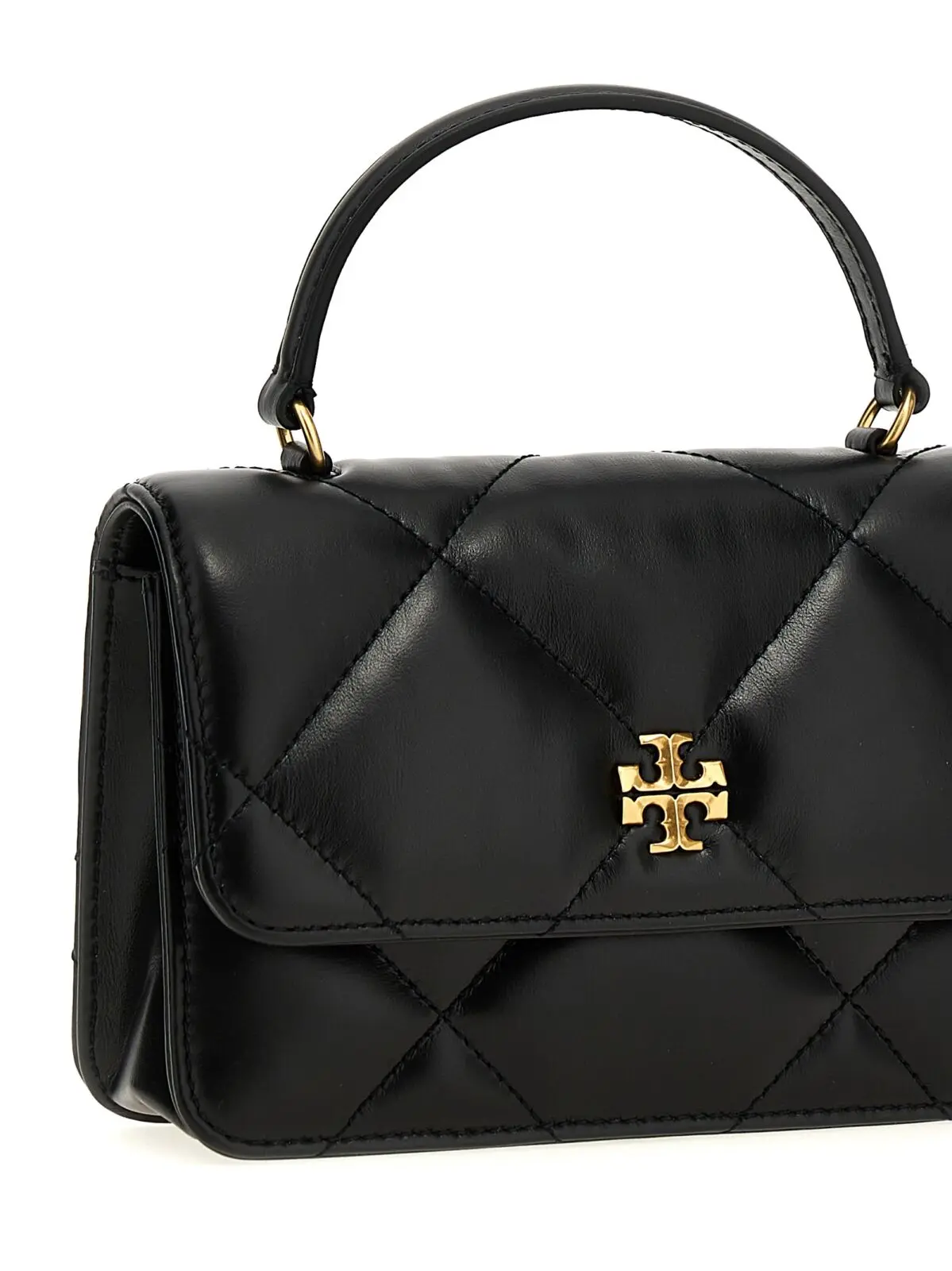 Сумочка Tory Burch Kira Diamond Quilt Чорна 3 'Kira Diamond Quilt' handbag Woman TORY BURCH Black