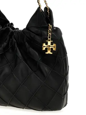 'Fleming Mini' handbag Woman TORY BURCH Black