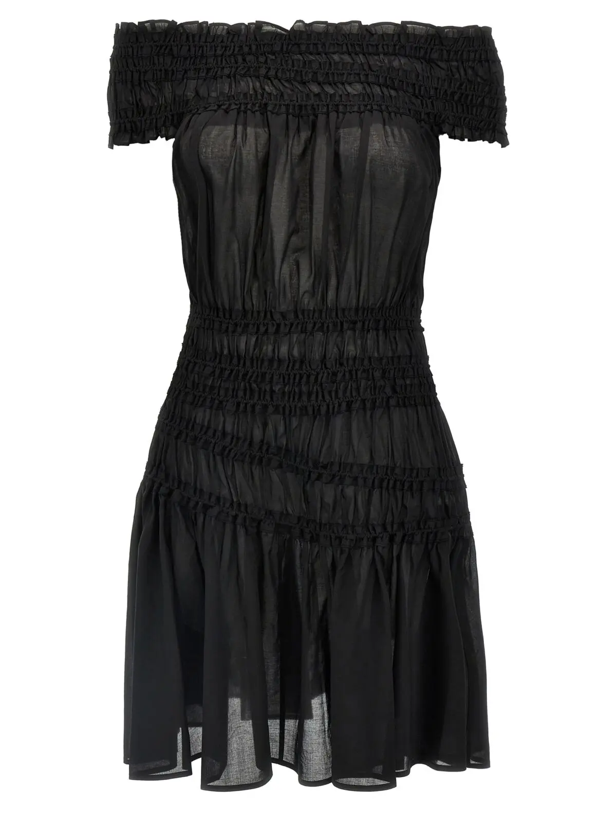 Сукня Tory Burch Smocked Cotton Чорна 1 'Smocked Cotton' dress TORY BURCH Black
