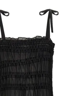 'Shoulder Tie' dress Woman TORY BURCH Black