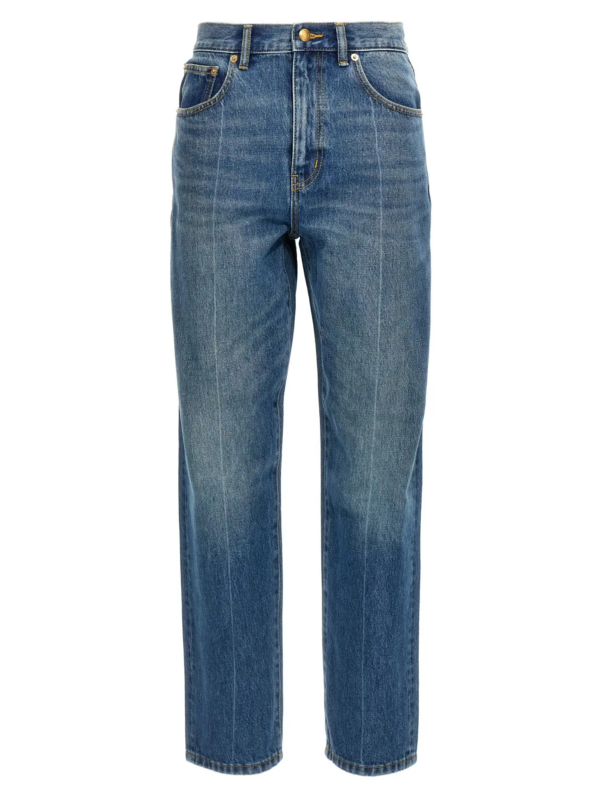 Джинси Tory Burch Slim Сині 1 Slim jeans TORY BURCH Blue