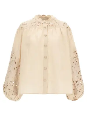 'Wylie' shirt ZIMMERMANN Beige