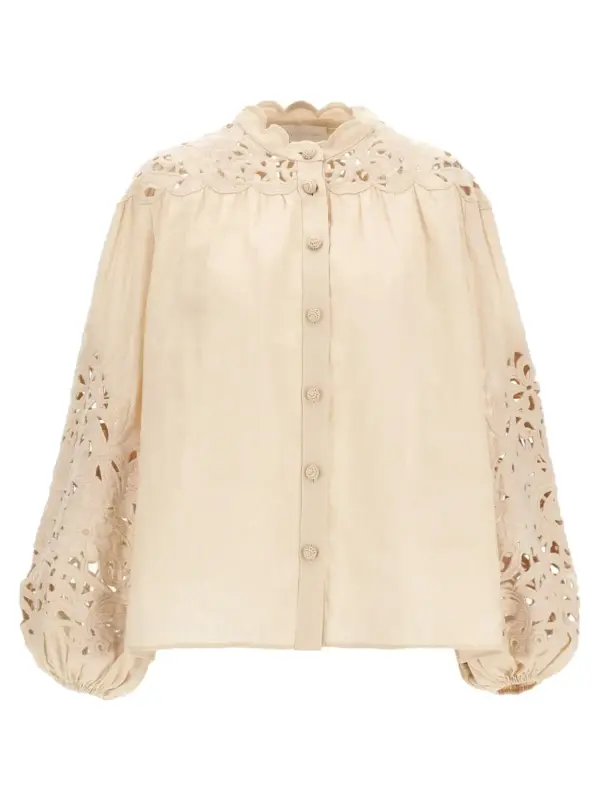 'Wylie' shirt ZIMMERMANN Beige