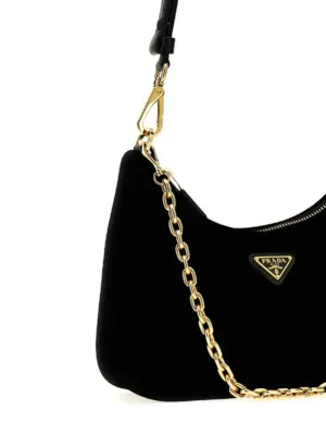 'Prada Re-Edition' mini handbag Woman PRADA Black
