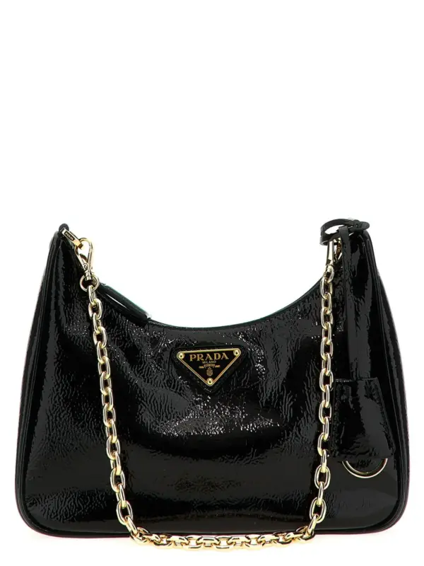 'Prada Re-Edition' mini handbag PRADA Black