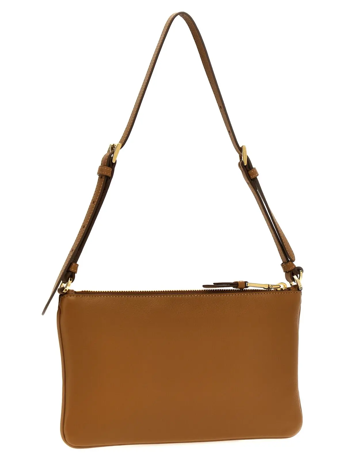 Сумка крос-боді Prada Logo Коричнева 2 Logo shoulder bag 1BC238VOVO2CYSF03BH PRADA Brown