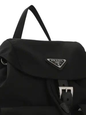 Re-nylon small backpack Woman PRADA Black