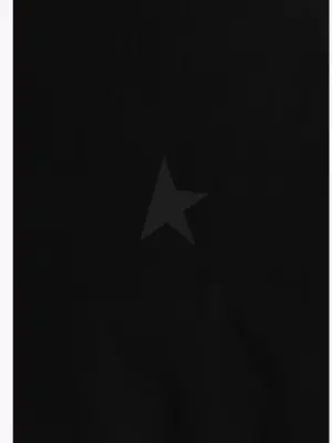Logo t-shirt 100% cotton GOLDEN GOOSE Black