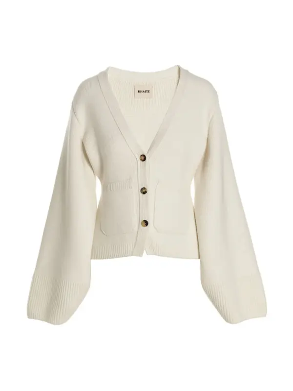 'Scarlet' cardigan KHAITE White