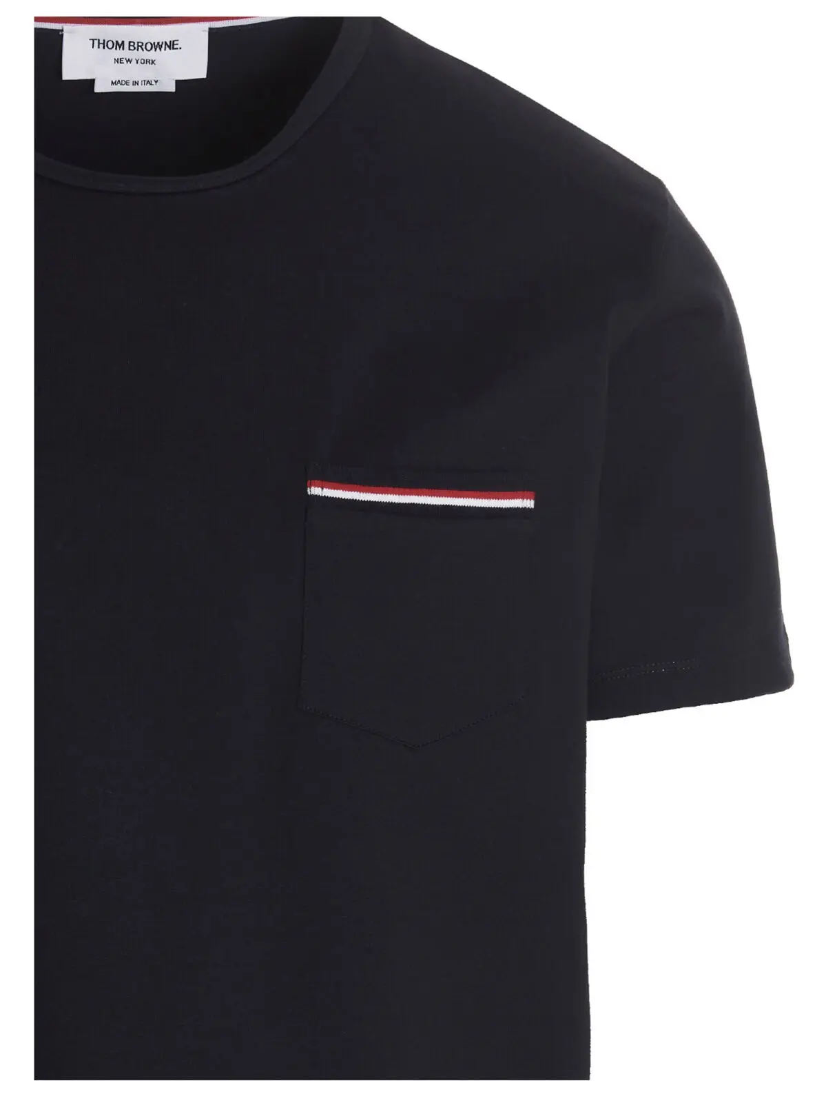Футболка Thom Browne Pocket jersey Синя 3 Pocket jersey t-shirt Man THOM BROWNE Blue
