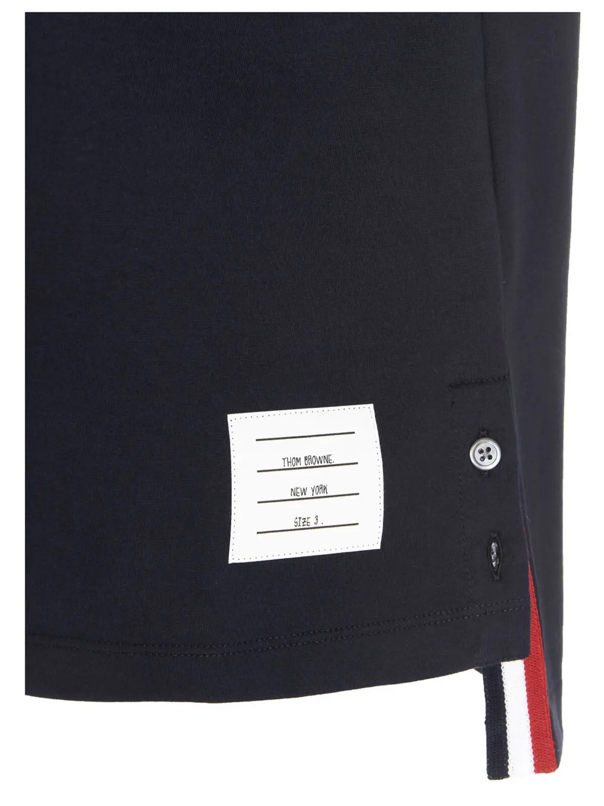 Футболка Thom Browne Pocket jersey Синя 4 Pocket jersey t-shirt 100% cotton THOM BROWNE Blue