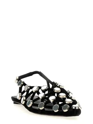 'Grid' slingback 246WSH00801100 THE ATTICO Black