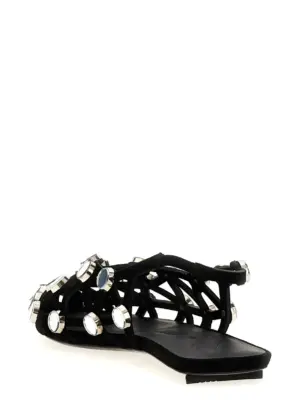 'Grid' slingback Woman THE ATTICO Black