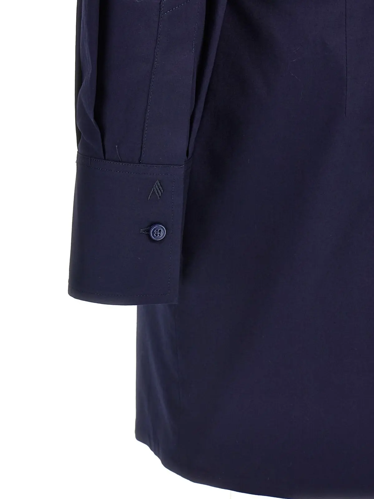 Сукня The Attico Mini chemisier Синя 4 Mini chemisier dress 97% cotton