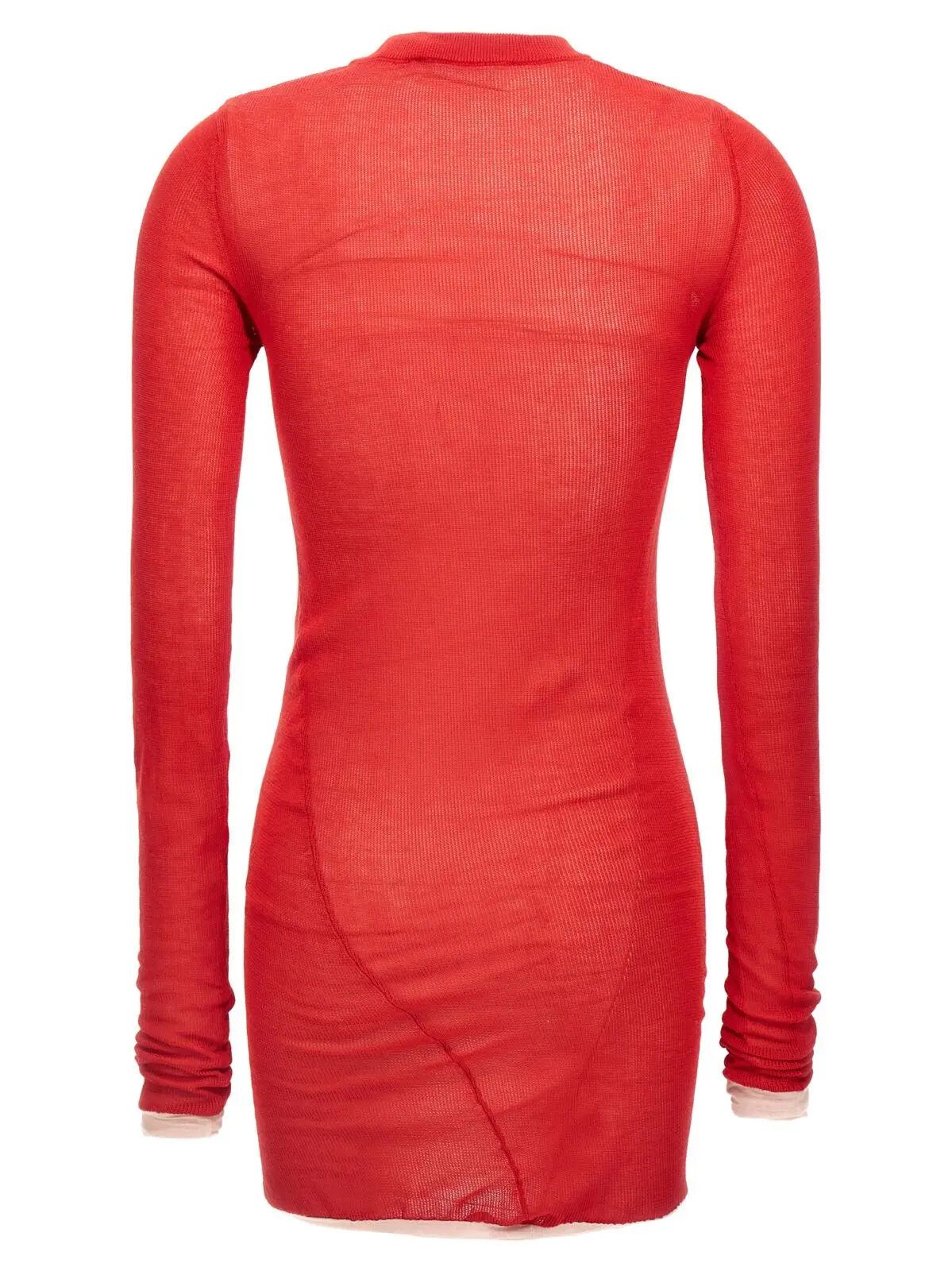 Мінісукня The Attico Two-material Червона 2 Two-material minidress 250WCA00340410 THE ATTICO Red