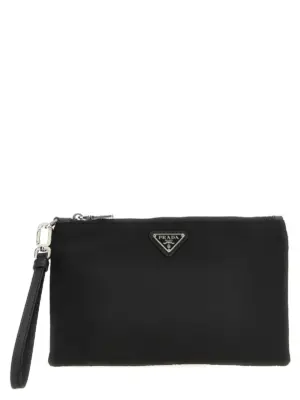 Re-Nylon clutch PRADA Black