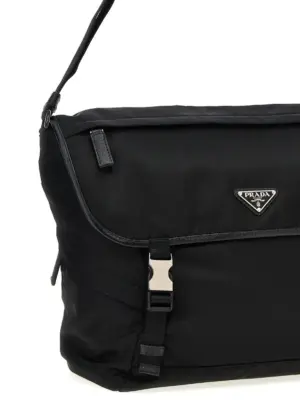 Re-Nylon shoulder strap Man PRADA Black