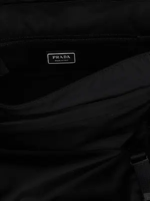 Re-Nylon shoulder strap 100% polyamide PRADA Black