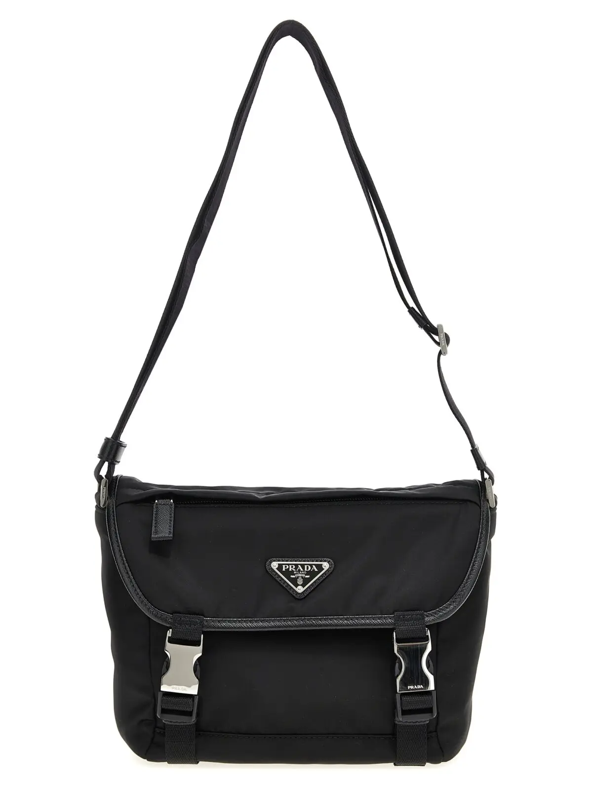 Плечовий ремінь Prada Re-Nylon Чорний 1 Re-Nylon shoulder strap PRADA Black