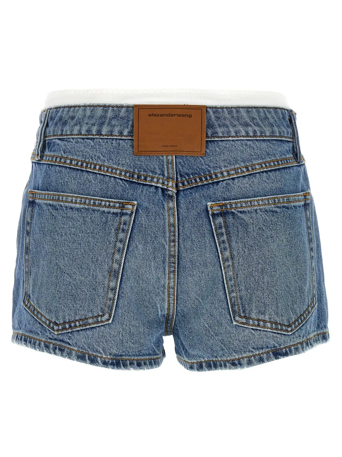 Шорти Denim X Alexander Wang Denim Сині 2 Denim shorts 4DC1254521486 DENIM X ALEXANDER WANG Blue
